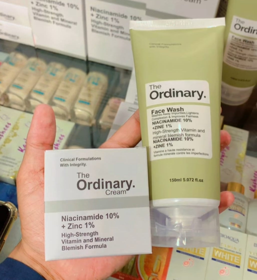 2-in-1 The Ordinary Facewash & The Ordinary Cream Deal
