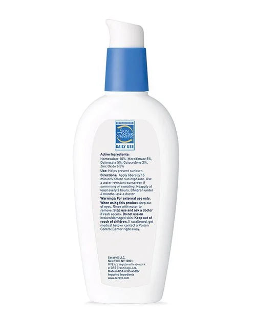 CeraVe AM Facial Moisturizing Lotion with Suncreen Broad Spectrum 89 ML- Oil-Free